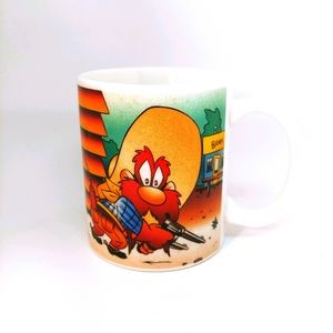 Vintage Yosemite Sam Mug Leo Zodiac Sign Looney